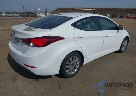 2016 Hyundai Elantra Se from USA, damaged, VIN 5NPDH4AE2GH757796